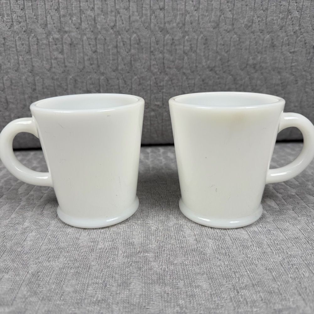 Vintage White Restaurant Ware Coffee Cups Hotel Ware 1940’s-1960’s